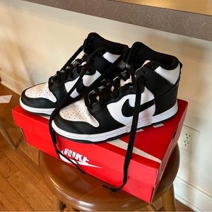 Nike Women's Dunk High Black and White "Panda"